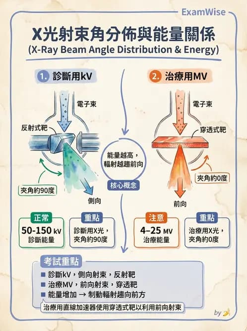 放射 - X光產生與特性 - AI 圖文解析預覽