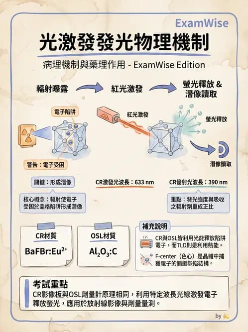 放射 - 電腦放射攝影(CR)原理與應用 - AI 圖文解析預覽
