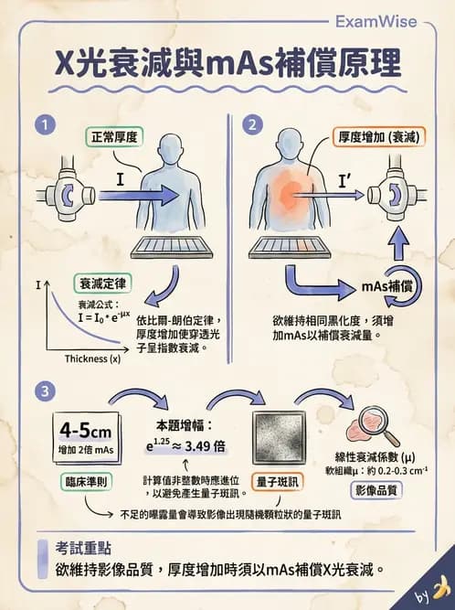 放射 - X光成像系統與影像品質 - AI 圖文解析預覽