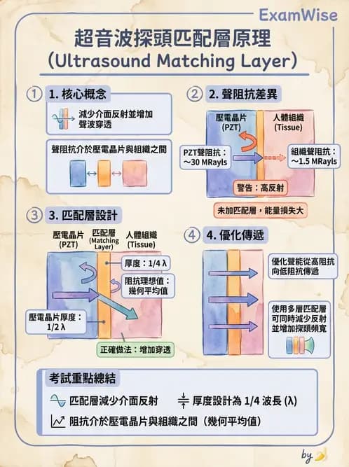 放射 - 超音波物理與系統原理 - AI 圖文解析預覽