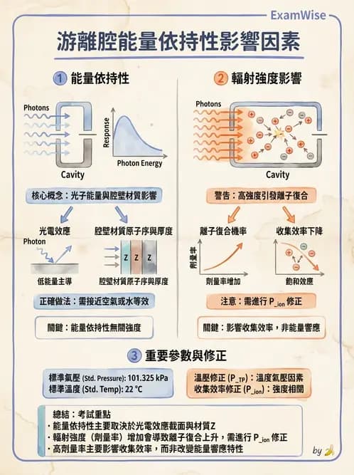 放射 - 游離腔劑量測量 - AI 圖文解析預覽