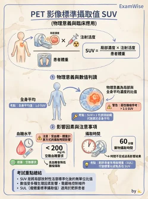 放射 - PET校正、影像重建與臨床操作 - AI 圖文解析預覽