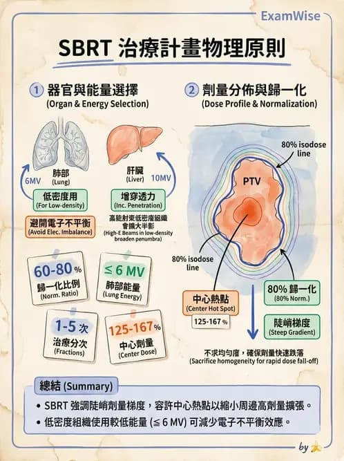放射 - 立體定位軀體放射治療(SBRT) - AI 圖文解析預覽