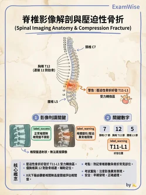 放射 - 頭頸脊椎攝影技術 - AI 圖文解析預覽