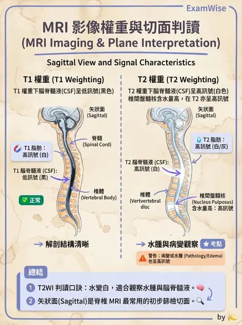 放射 - MRI脈衝序列與訊號技術 - AI 圖文解析預覽