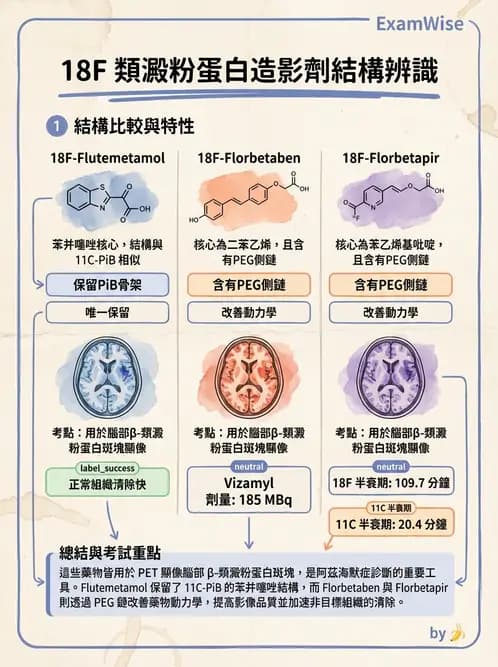 放射 - 腦神經PET藥物 - AI 圖文解析預覽