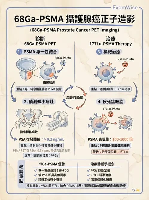 放射 - 標靶受體腫瘤造影 - AI 圖文解析預覽