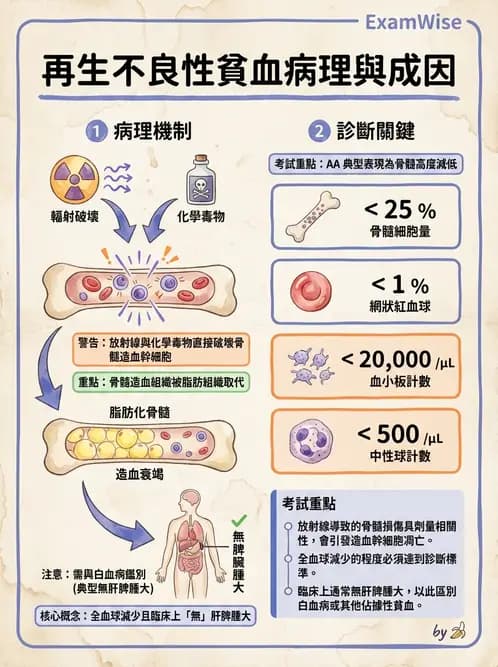 放射 - 造血及淋巴系統疾病 - AI 圖文解析預覽