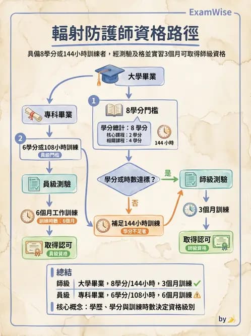 放射 - 人員資格與組織管理 - AI 圖文解析預覽
