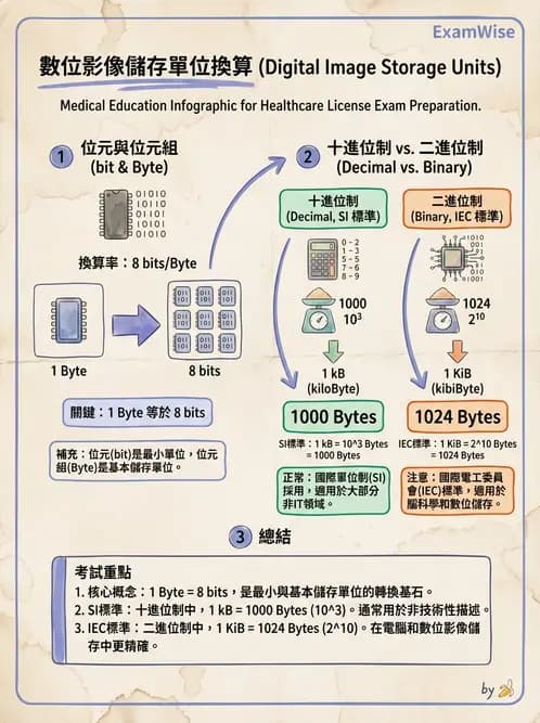 放射 - 數位放射攝影(DR)偵測器與影像品質 - AI 圖文解析預覽