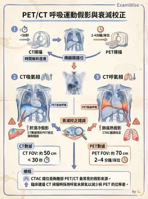 放射 - PET校正、影像重建與臨床操作 - AI 圖文解析預覽