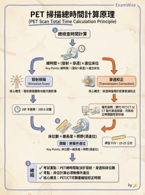 放射 - PET校正、影像重建與臨床操作 - AI 圖文解析預覽