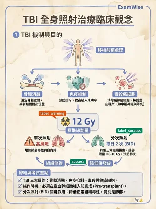 放射 - 全身放射治療技術(TBI/TSET) - AI 圖文解析預覽