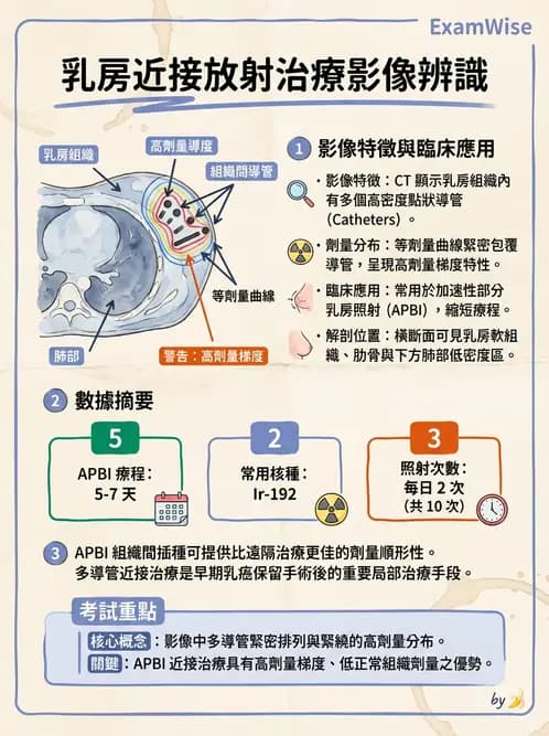 放射 - 近接放射治療臨床計畫與應用 - AI 圖文解析預覽