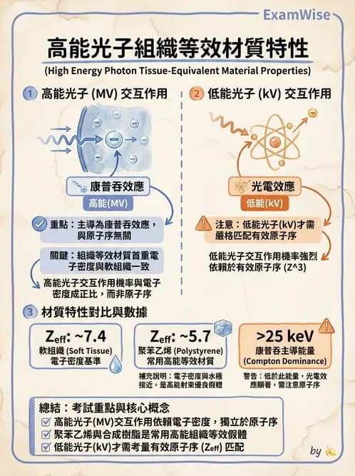 放射 - 劑量增建、散射因子與假體量測 - AI 圖文解析預覽