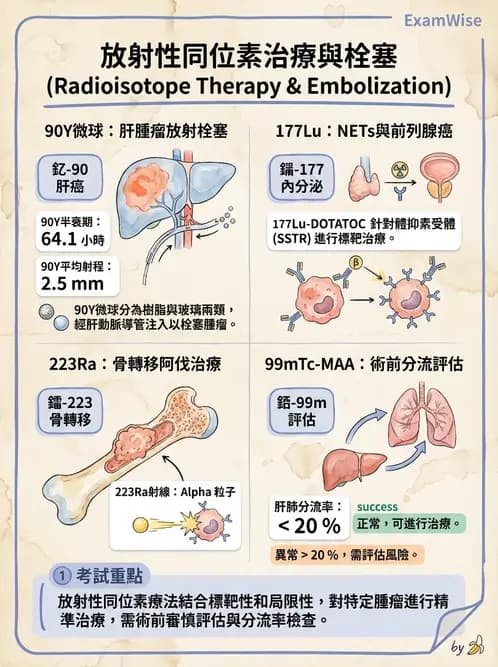放射 - 治療用核醫藥物 - AI 圖文解析預覽