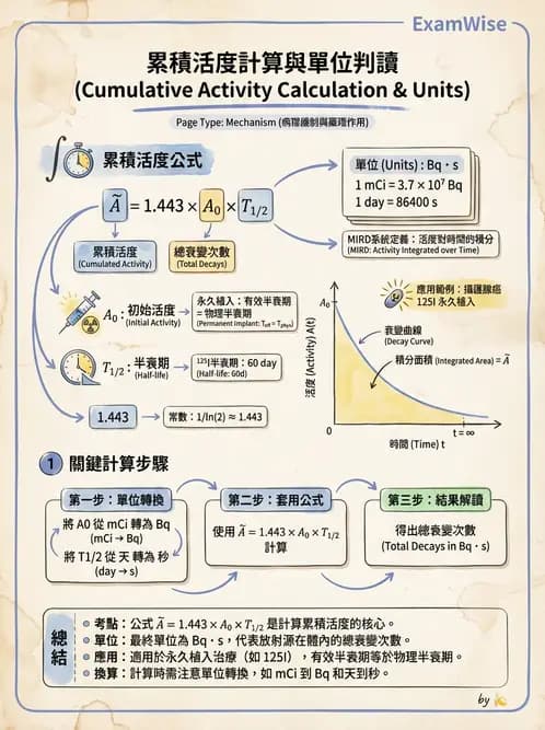 放射 - 體內劑量 - AI 圖文解析預覽