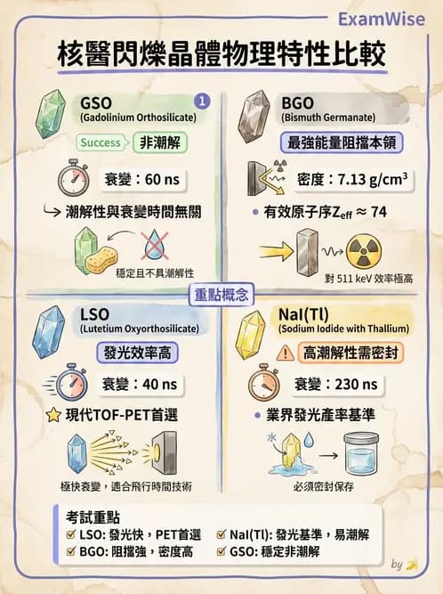 放射 - PET核種與儀器偵測原理 - AI 圖文解析預覽