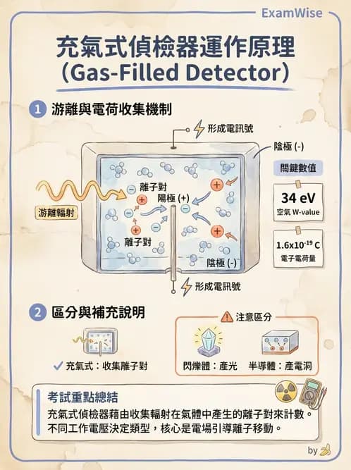 放射 - 非閃爍偵測器 - AI 圖文解析預覽