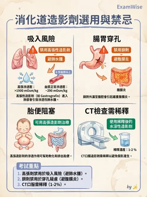 放射 - 消化道造影 - AI 圖文解析預覽