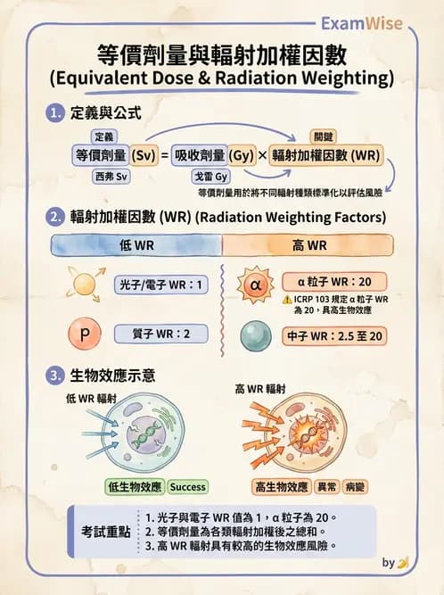 放射 - LET、RBE、OER與復氧效應 - AI 圖文解析預覽