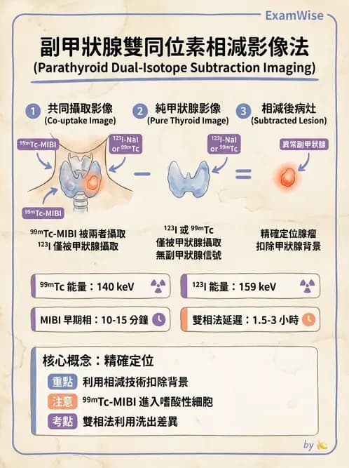 放射 - 副甲狀腺與前哨淋巴結造影 - AI 圖文解析預覽