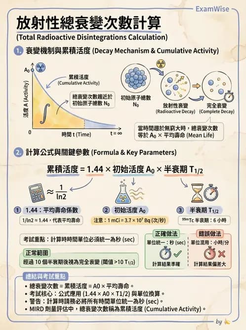放射 - 蛻變類型與計算 - AI 圖文解析預覽