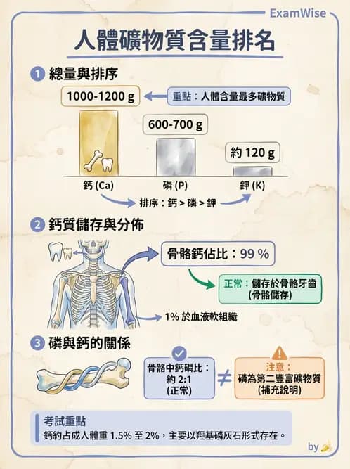 營養 - 巨量礦物質營養素 - AI 圖文解析預覽