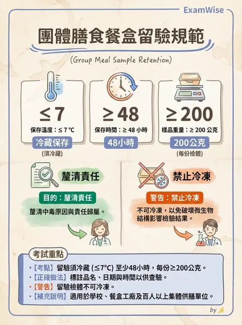 營養 - 製程衛生規範、標示法規與供應管理 - AI 圖文解析預覽