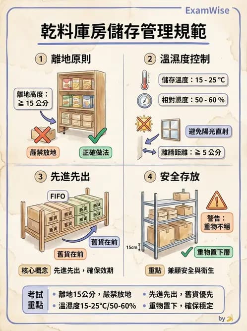 營養 - 庫房管理、食材貯存與盤點 - AI 圖文解析預覽