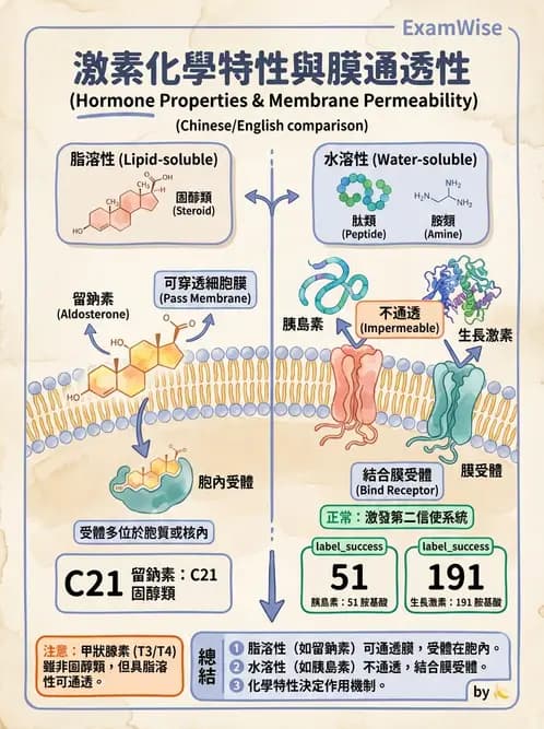 營養 - 內分泌與代謝生理學 - AI 圖文解析預覽