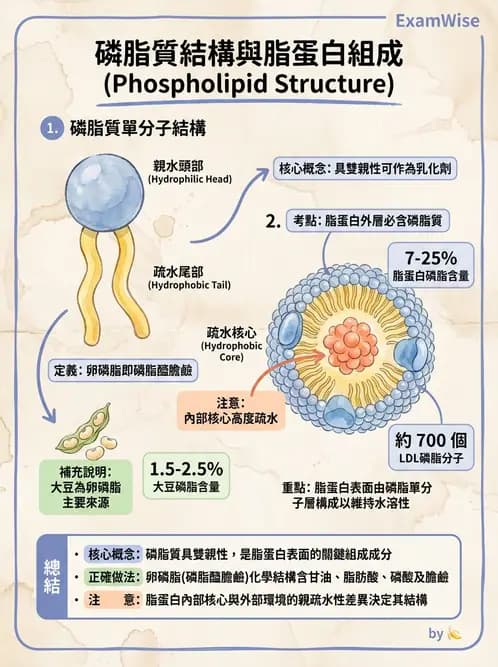 營養 - 脂蛋白與膽固醇代謝 - AI 圖文解析預覽