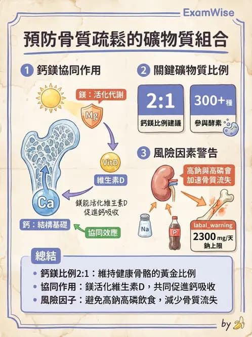 營養 - 巨量礦物質營養素 - AI 圖文解析預覽