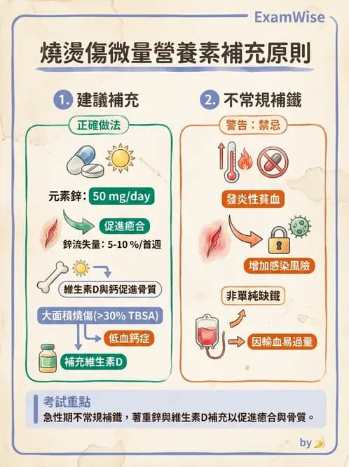 營養 - 燒燙傷與外傷重症營養 - AI 圖文解析預覽