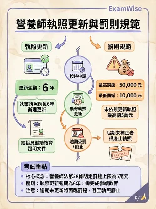 營養 - 營養師法規與執業規範 - AI 圖文解析預覽