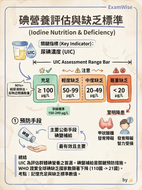 營養 - 生化指標與營養缺乏 - AI 圖文解析預覽