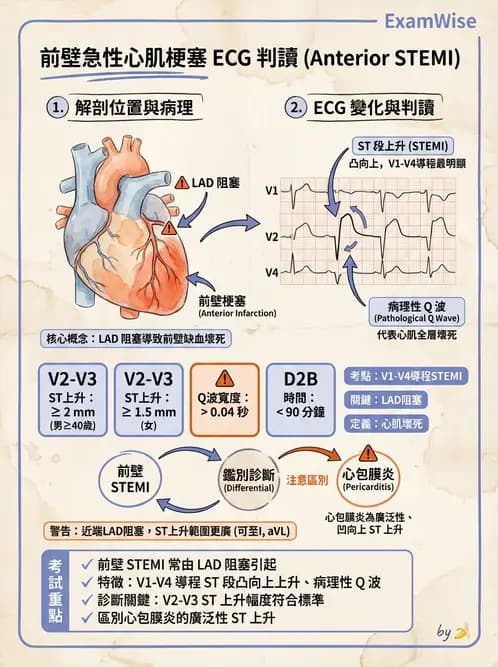 醫檢師 - 心肌病變與特殊心電圖 - AI 圖文解析預覽