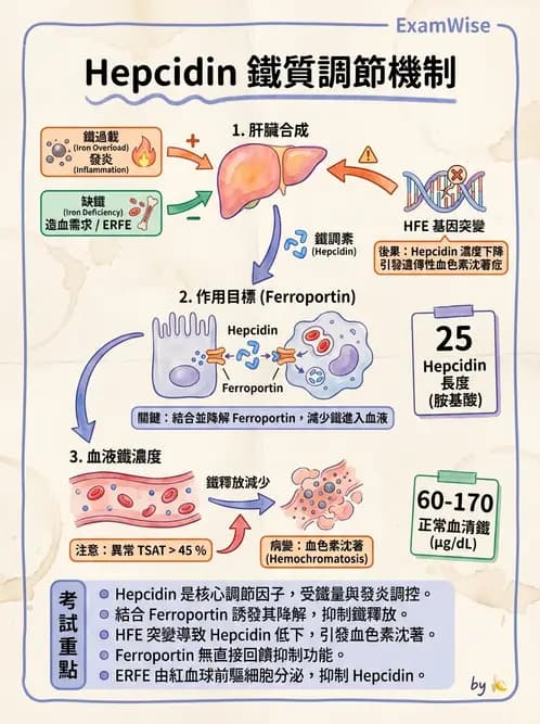 醫檢師 - 貧血診斷與營養缺乏性貧血 - AI 圖文解析預覽