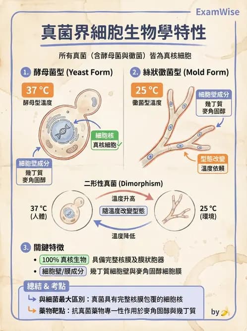 醫檢師 - 真菌診斷與治療 - AI 圖文解析預覽