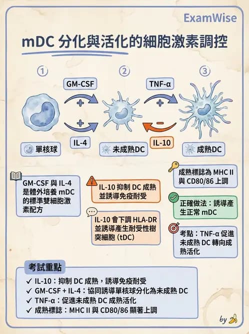 醫檢師 - 細胞激素與抗原呈獻 - AI 圖文解析預覽