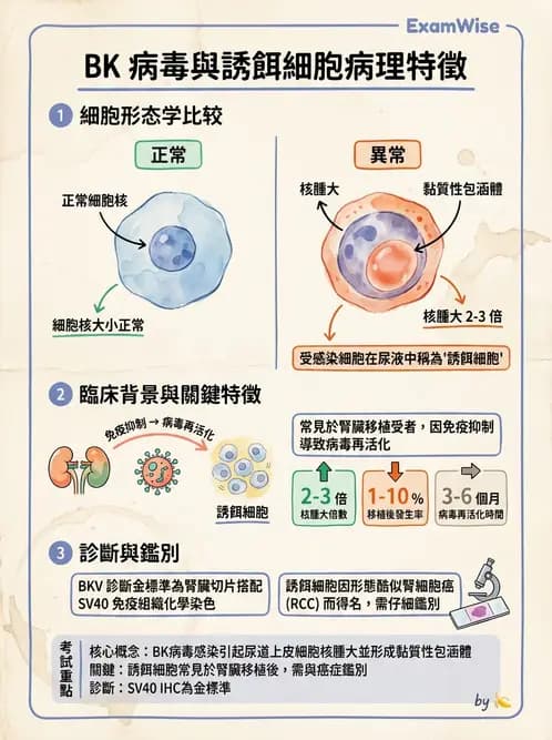 醫檢師 - 細小病毒與多瘤病毒 - AI 圖文解析預覽