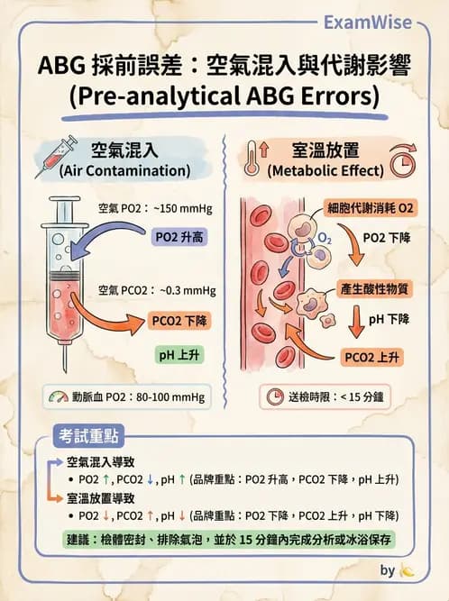 醫檢師 - 血液氣體分析 - AI 圖文解析預覽