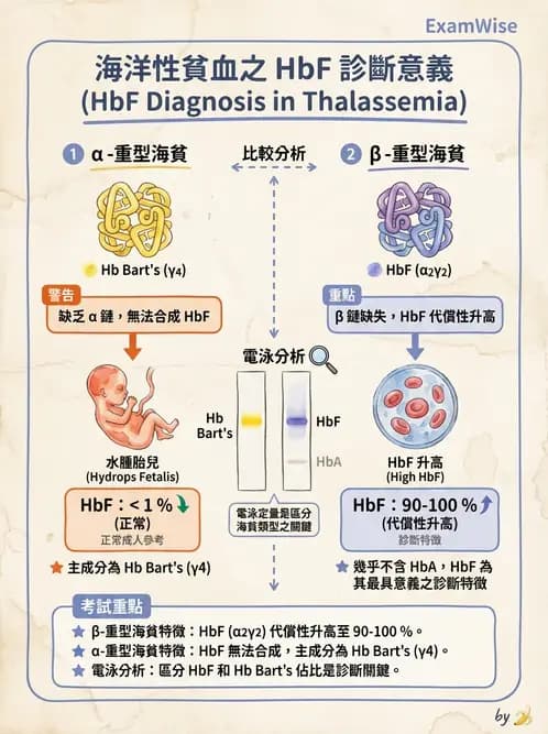 醫檢師 - 溶血性貧血與血色素病變 - AI 圖文解析預覽