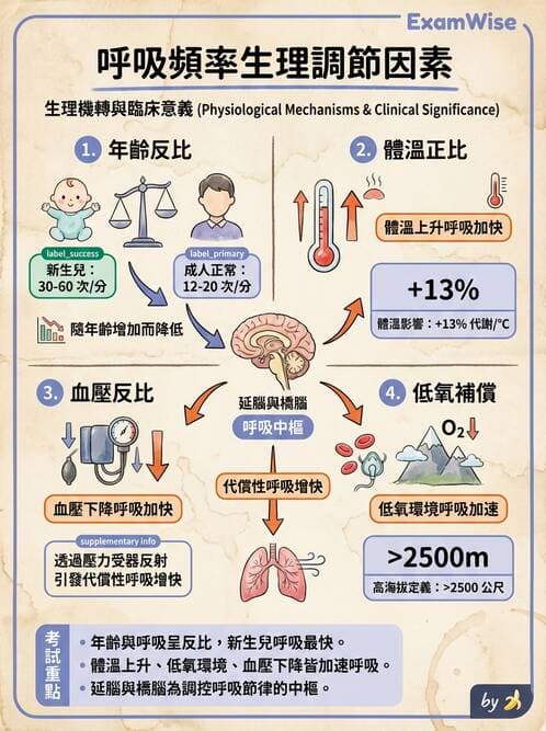 護理師 - 體溫與呼吸評估 - AI 圖文解析預覽