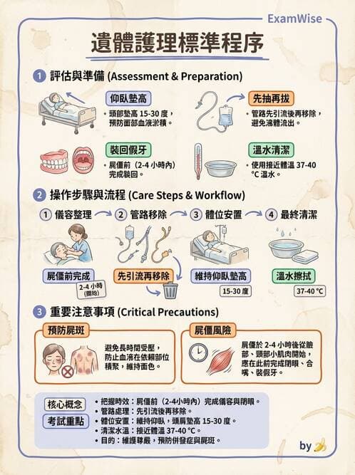 護理師 - 臨終與哀傷護理 - AI 圖文解析預覽