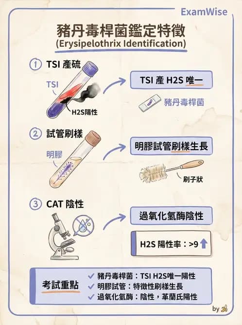 醫檢師 - 鏈球菌與其他革蘭氏陽性桿菌 - AI 圖文解析預覽