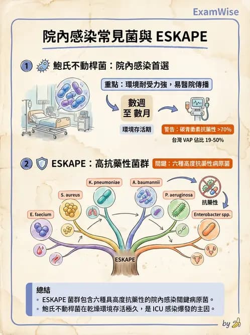 醫檢師 - 感染症與院內感染 - AI 圖文解析預覽