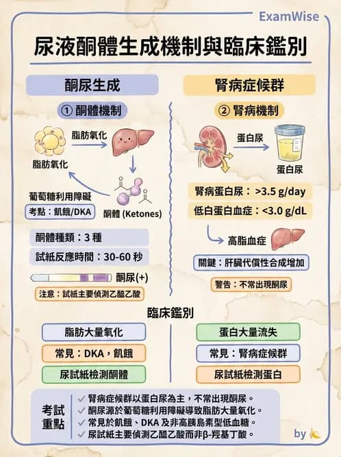 醫檢師 - 脂質代謝與酮體 - AI 圖文解析預覽