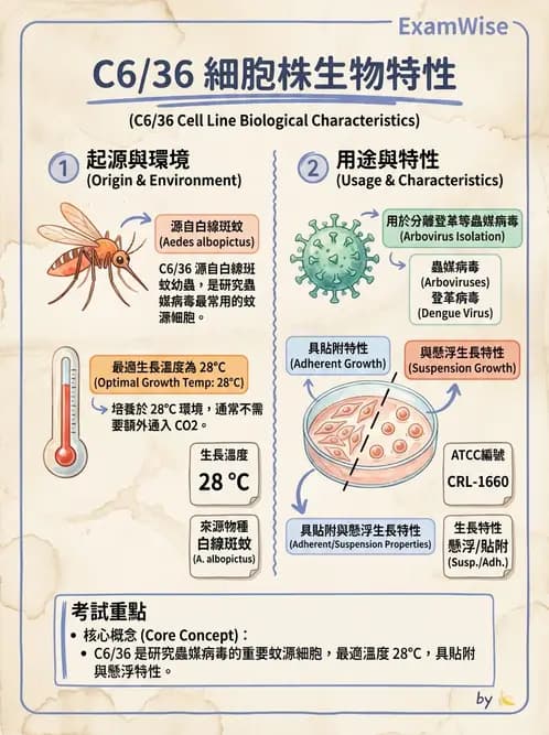 醫檢師 - 黃病毒科與蟲媒病毒 - AI 圖文解析預覽