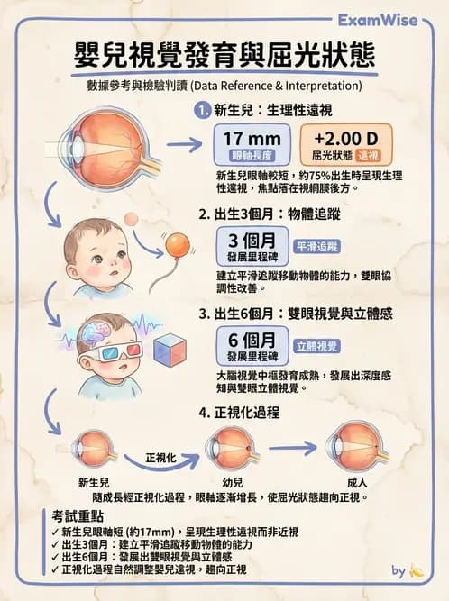 驗光師 - 眼球胚胎發育 - AI 圖文解析預覽